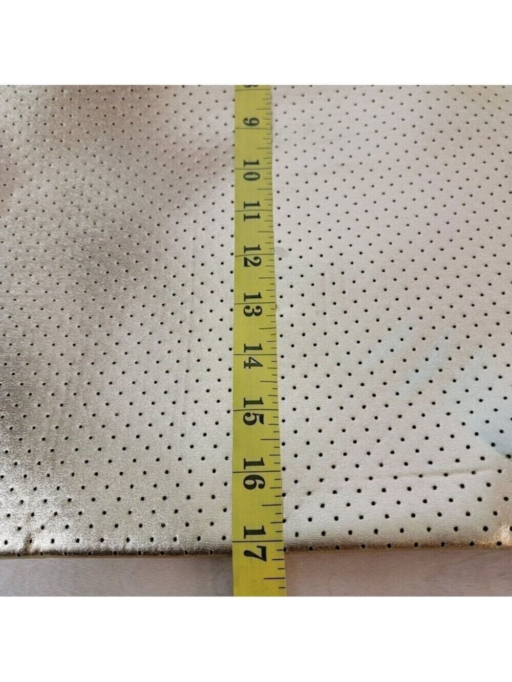 ah dorned new york Gold Neoprene Drawstring Tote Bag - New with Tag - See Notes - Picture 11 of 12